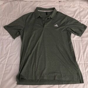 NWOT Adidas Men's Green Golf Shirt Size Large